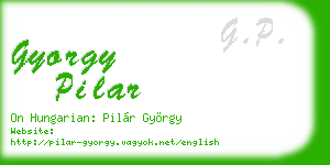 gyorgy pilar business card
